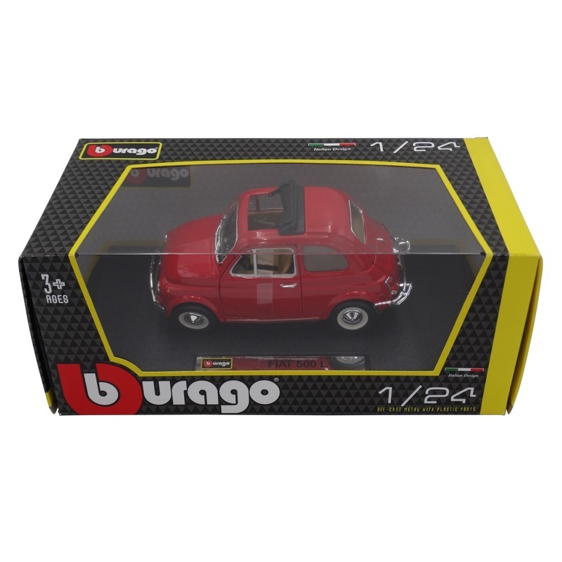 Burago 1/43 - Fiat 50 NC Avec Treuil, Couleur Rouge Et Jaune (occasion, Sans Boîte)
